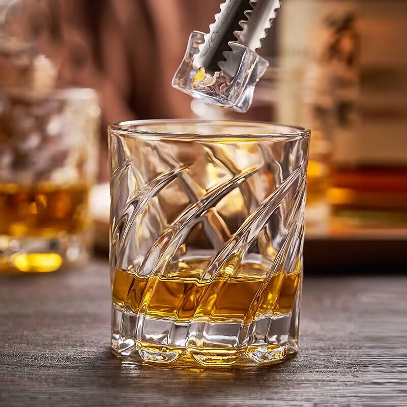Wine Beer Spirit - Verre à whisky en relief, haute