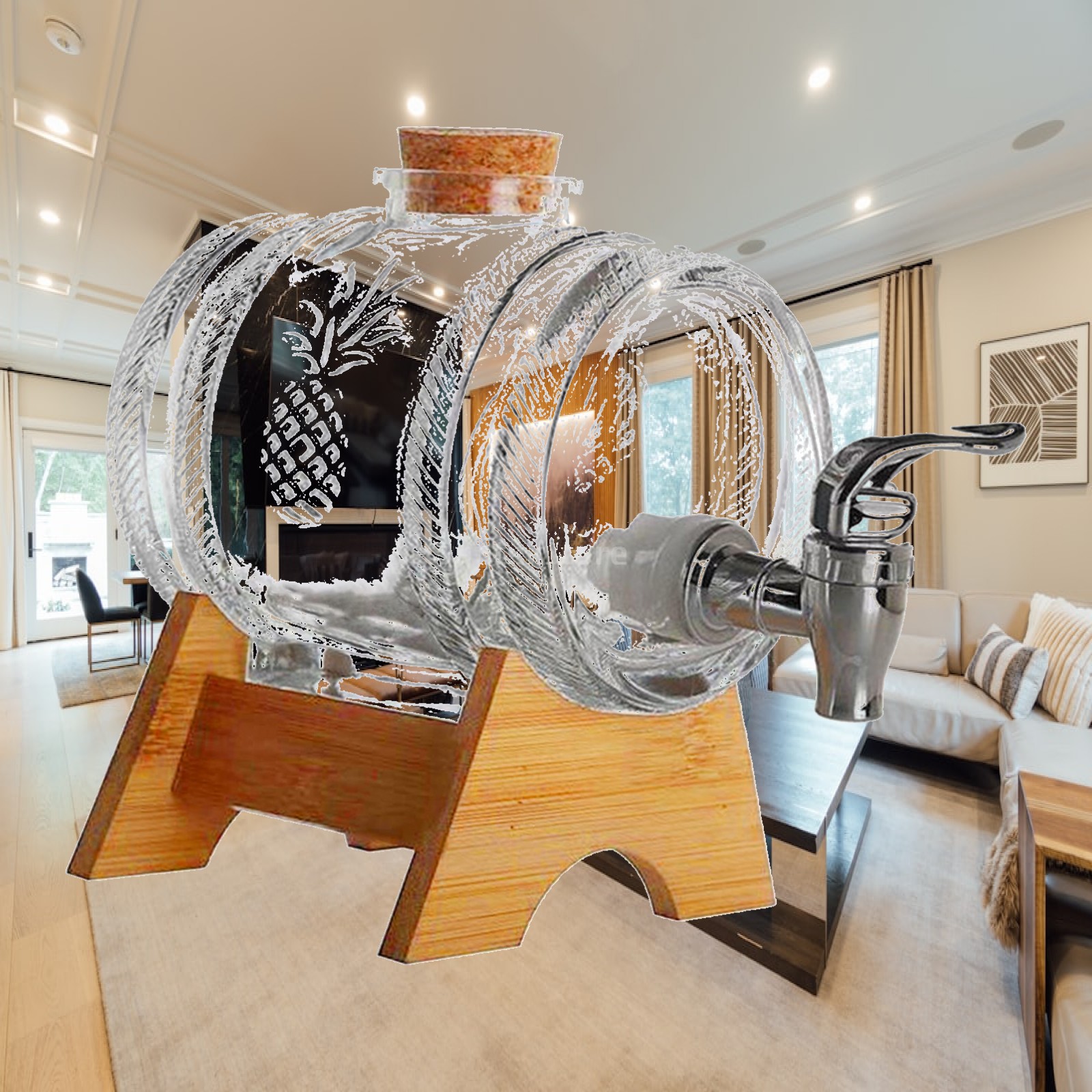 Wine Beer Spirit - Distributeur en verre haut de gamme