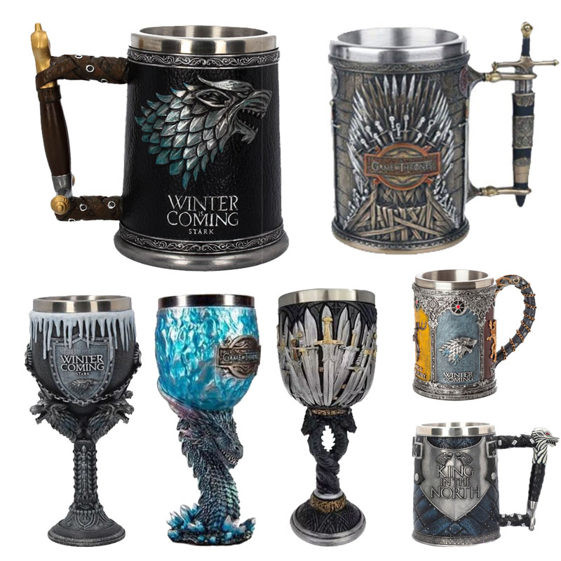 Wine Y Beer - Tasse à bière en acier inoxydable