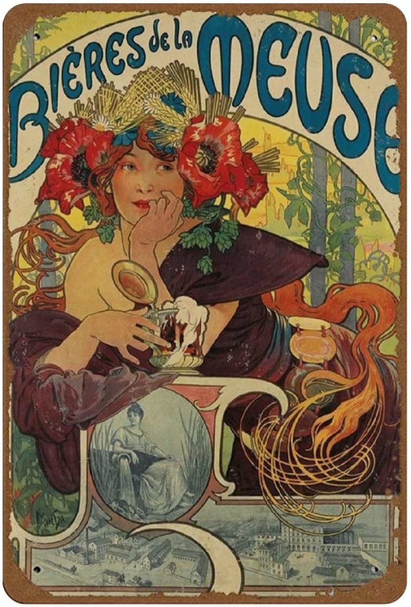 Wine Beer Spirit - Bières de la Meuse France 1897