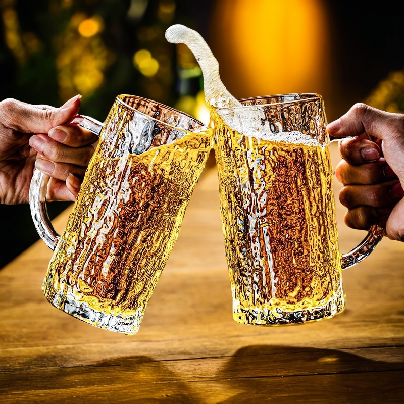 Beer Mug Handled - Verres à bière épais de grande