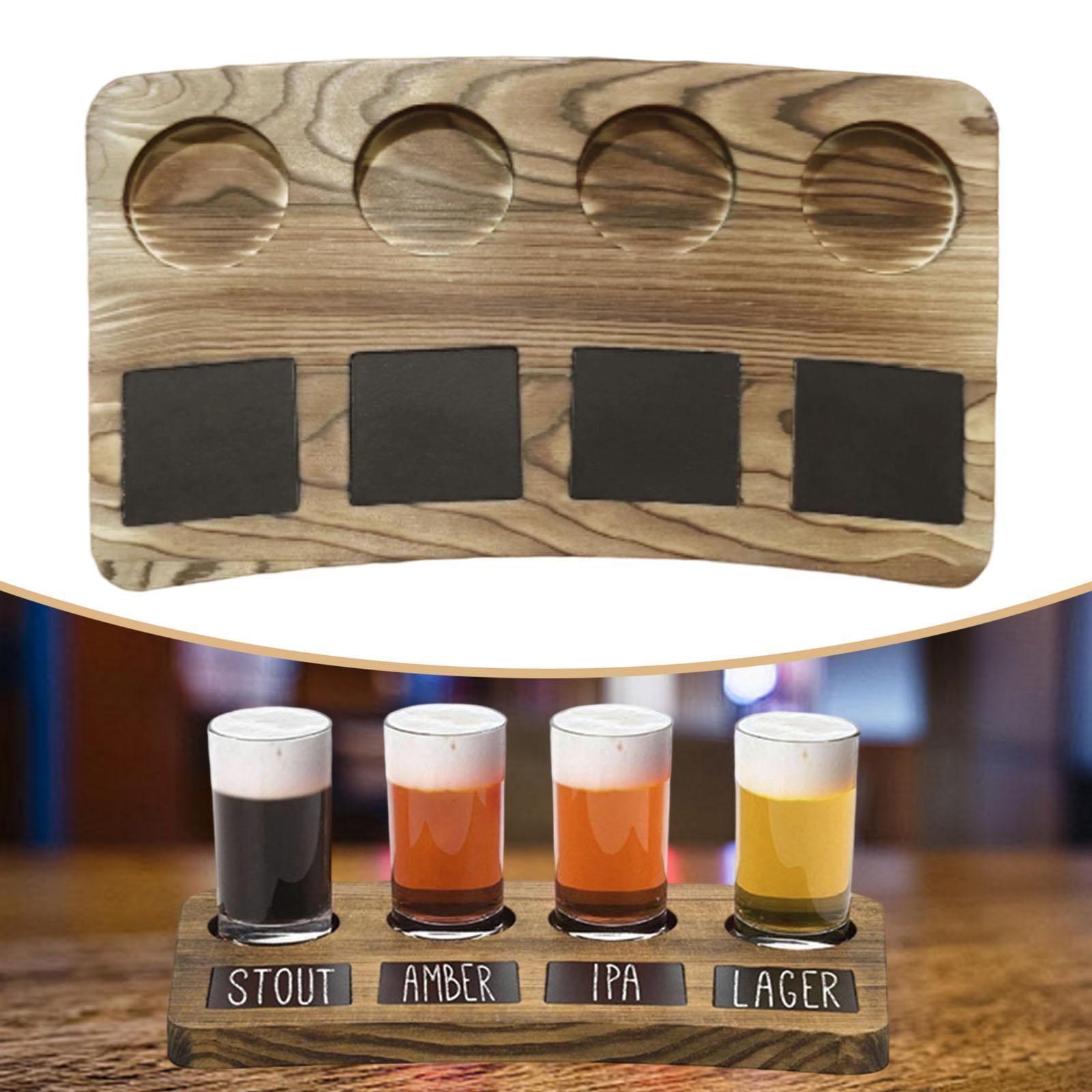 Wine Beer Tasting - Planche de vol en bois pour