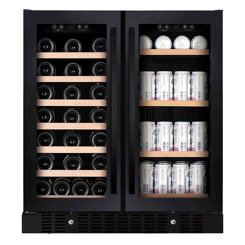 Beer Wine Zone - Réfrigérateur à boissons avec porte en