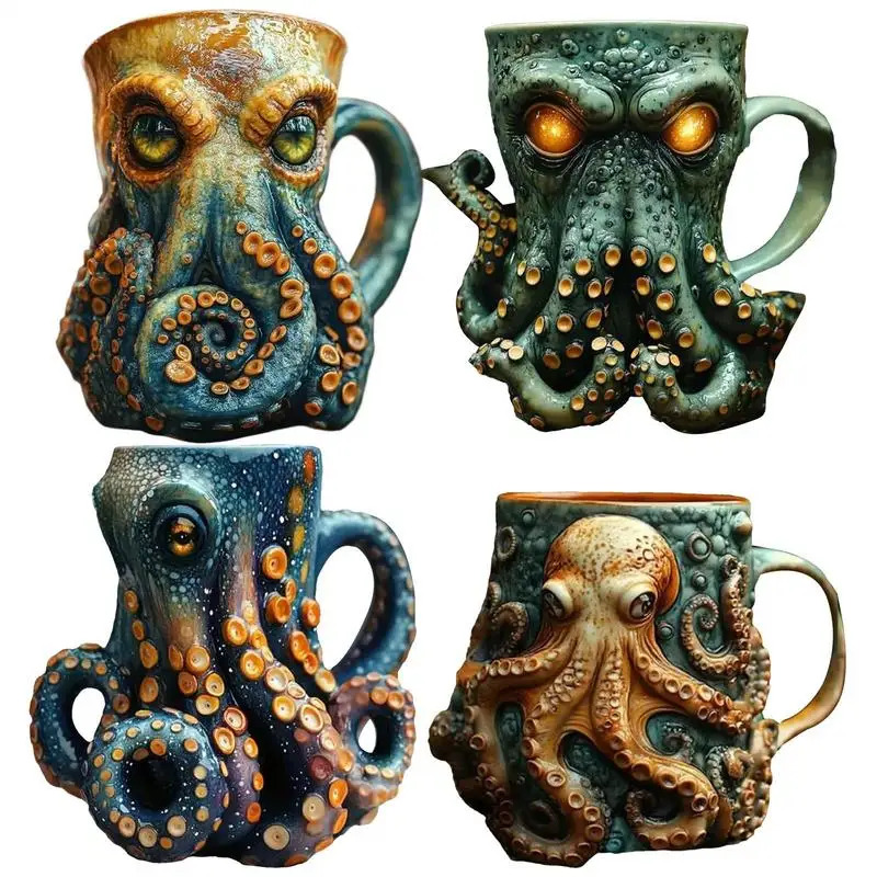 Wine Y Beer - Poulpe bière tasses à café modèle