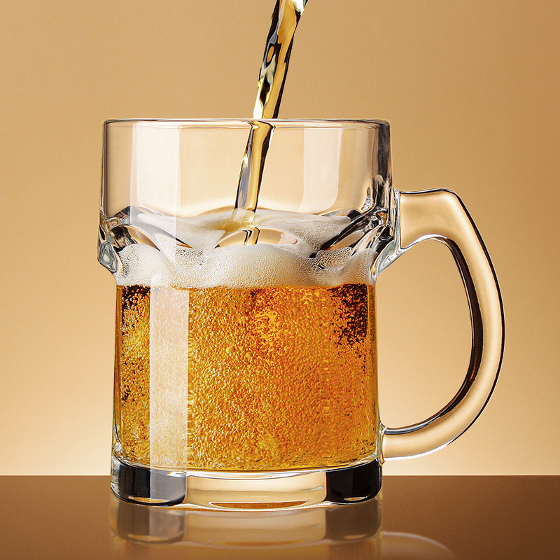 Beer Mug Handled - Chope à bière domestique avec poignée,
