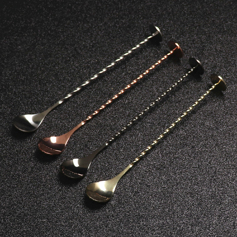 Bar Spoon Twisted - Bar à Cocktail en acier inoxydable,