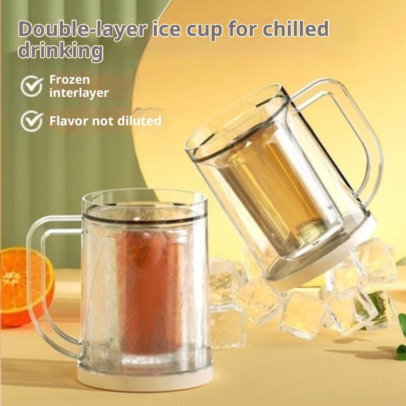 Verre à bière à double paroi a - Beer Mug Handled avis et prix