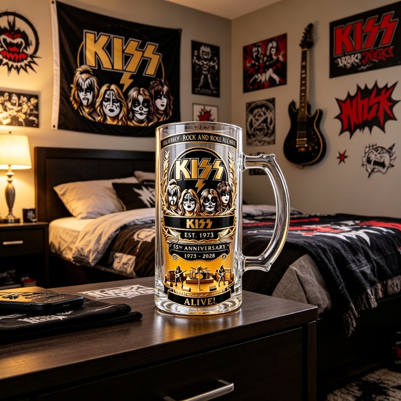 Chope à bière KISS Rock Band 5 - Beer Mug Handled avis et prix