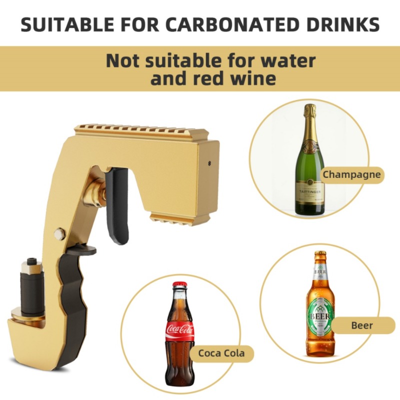 Pistolet à champagne, pulvéris - Wine Y Beer avis et prix