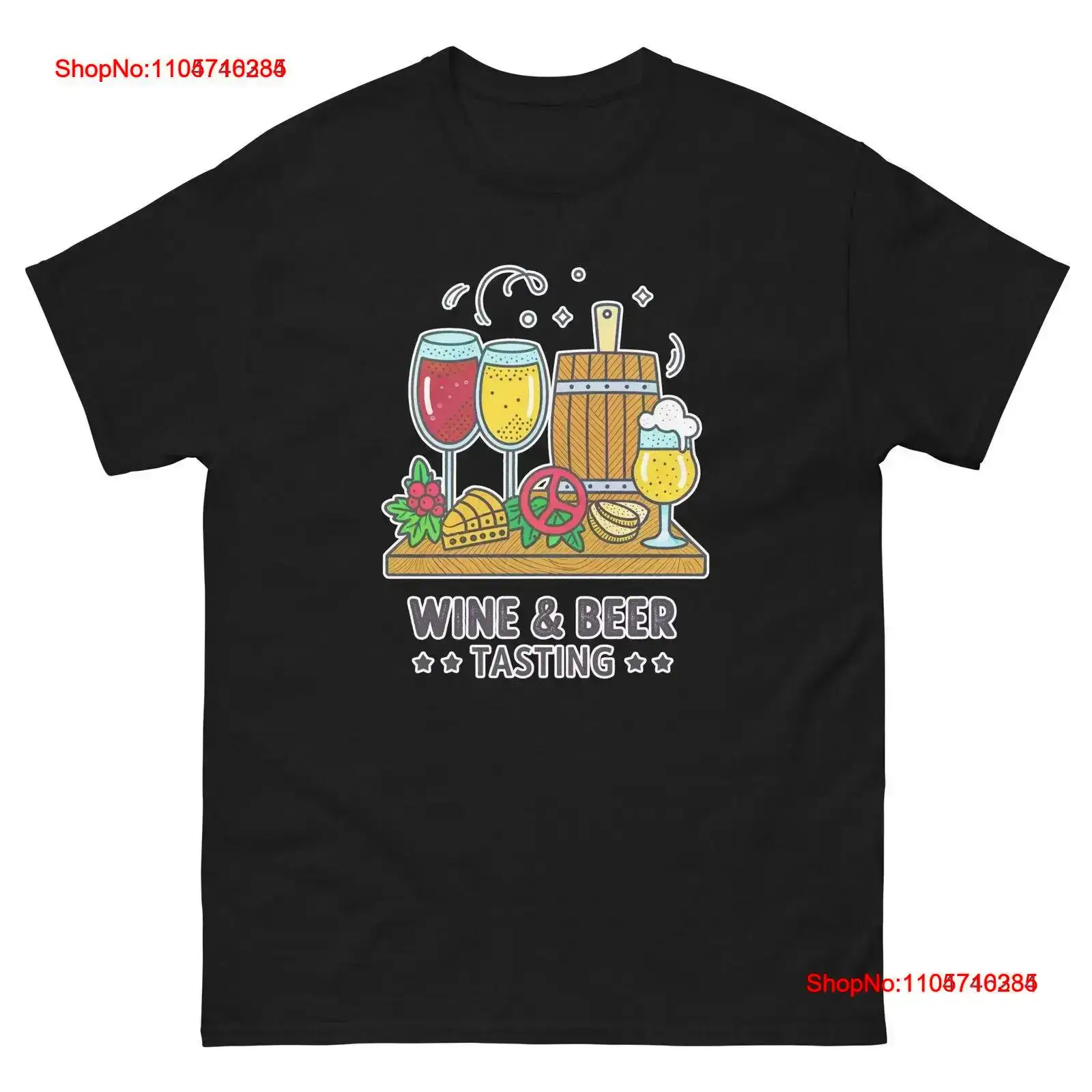 T-shirt vintage pour événement - Wine Beer Tasting avis et prix