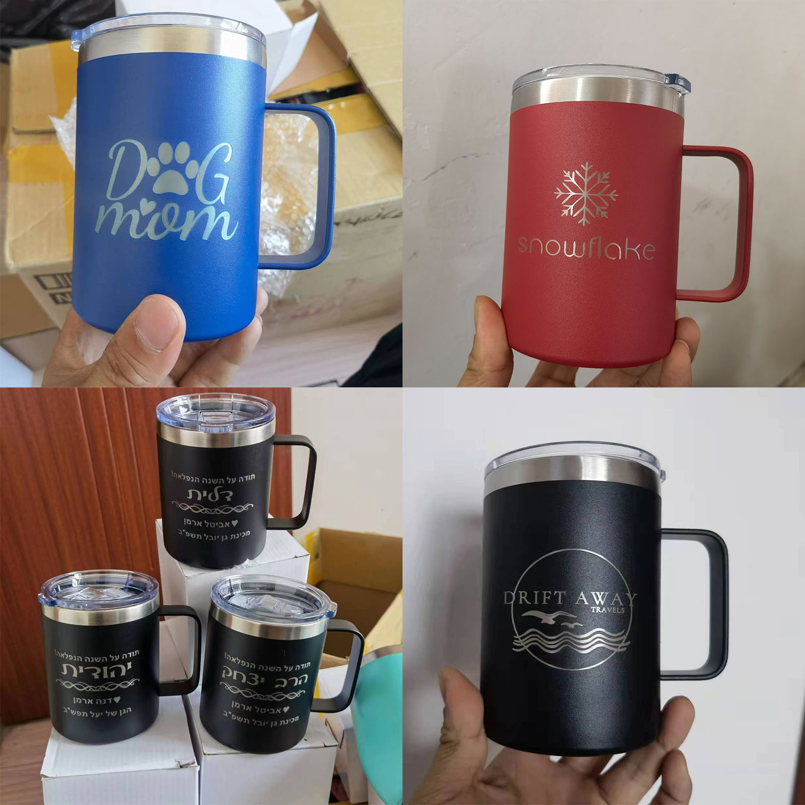Tasse isolée en acier inoxydab - Beer Mug Handled avis et prix
