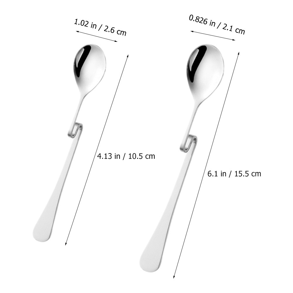 6 cuillères à dessert en acier - Bar Spoon Twisted avis et prix